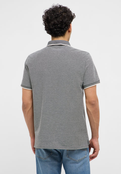 Mustang Palco Black 4142 Logo Organic Cotton Polo Shirt 1017411