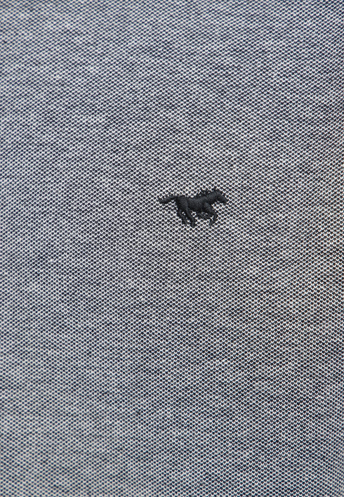 Mustang Palco Black 4142 Logo Organic Cotton Polo Shirt 1017411