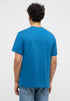 Mustang Mens Dark Blue Style Austin Logo Cotton T-Shirt 1017385
