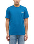 Mustang Mens Dark Blue Style Austin Logo Cotton T-Shirt 1017385