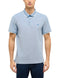 Mustang Palco Mid Blue 5232 Logo Organic Cotton Polo Shirt 1017411