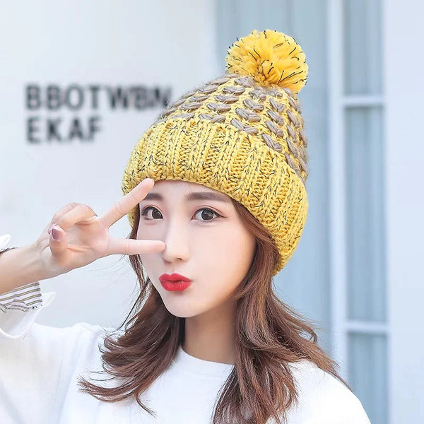 Dr Bear Womens Bobble Hat