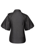 Kimara Nick Balloon-Sleeve Statement Blouse NICK - Grey