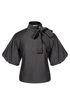 Kimara Nick Balloon-Sleeve Statement Blouse NICK - Grey