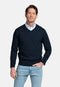 Baileys Pure Pima Cotton V Neck Pullover NOS8100 - Navy