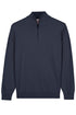 Baileys Pure Pima Cotton Quarter Zip Pullover NOS8400 - Navy
