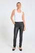 Freequent FQSOLVEJ Cooper Coated Ankle-Length Pants