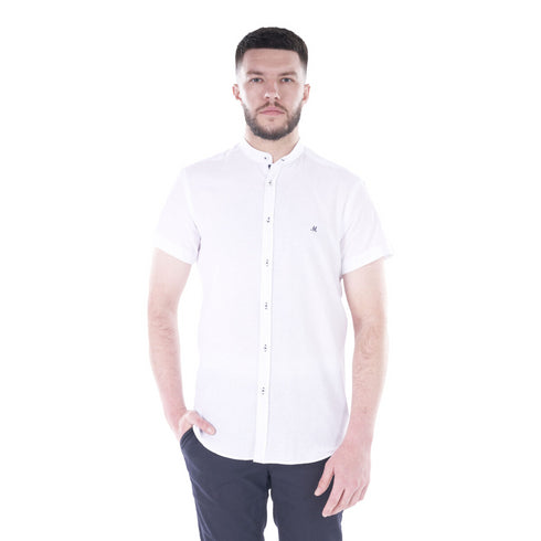 Mineral Official Short Sleeve Grandad Shirt