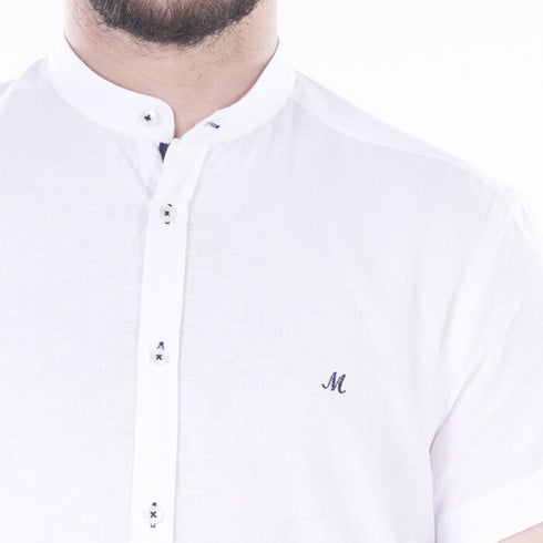 Mineral Official Short Sleeve Grandad Shirt