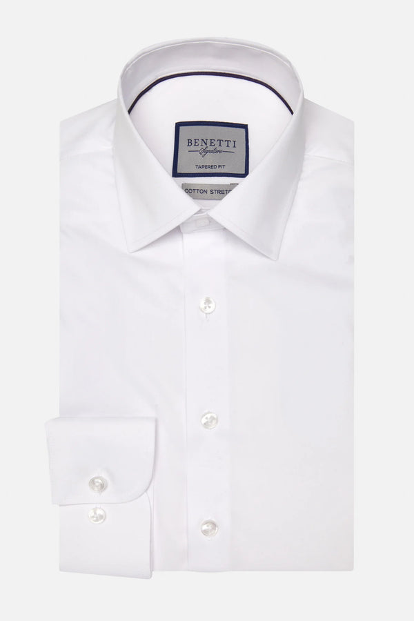 Benetti Oscar Tapered Fit Long Sleeve Formal Shirt