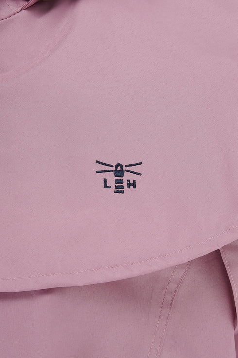 Lighthouse Outrider AW26 in Wild Rose Pink 3/4 Length Waterproof Heritage Raincoat