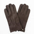 Bugatti Men’s Leather Gloves - Comfort and Style in Brown Leather 21143