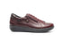 G-Comfort Womens P-6501 Waterproof Yak Leather Wide-Fitting Shoes in Medoc/Wine/Burgundy
