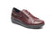 G-Comfort Womens P-6501 Waterproof Yak Leather Wide-Fitting Shoes in Medoc/Wine/Burgundy