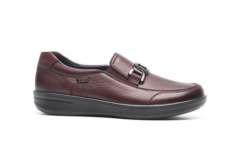 G-Comfort P-6503 Soft Nappa Leather Waterproof Slip-On Loafer in Medoc/Wine/Burgundy