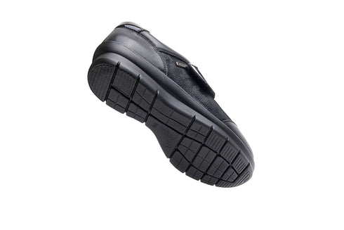 GComfort P-8263 Women’s Extra Wide Black Leather Velcro Shoes – Comfort Footwear for Sensitive Feet