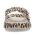 Rieker Womens Buckle P2450-90 Leopard Print EVA Mules