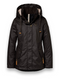 District Womens Praline Wax-Look Jacket PRALINE - Dark Brown