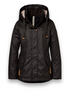 District Womens Praline Wax-Look Jacket PRALINE - Dark Brown
