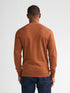 Petrol Men's V-Neck Knitwear KWV200-2127 Copper Orange