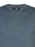 Petrol Men's V-Neck Knitwear KWV200-5202 Storm Blue