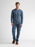 Petrol Men's V-Neck Knitwear KWV200-5202 Storm Blue