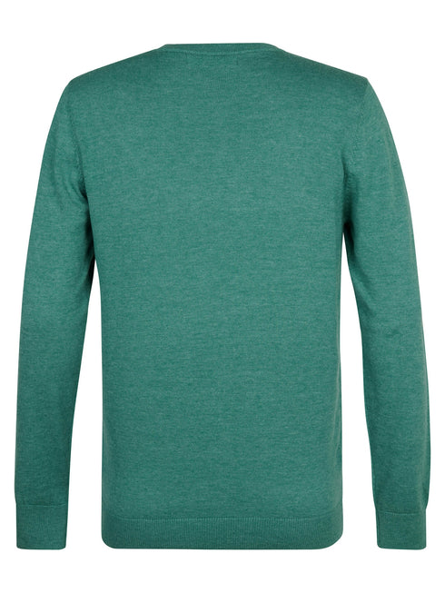 Petrol Men's Crew Neck Knitwear KWR201-6186 Teal Green