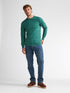 Petrol Men's Crew Neck Knitwear KWR201-6186 Teal Green