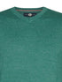 Petrol Men's V-Neck Knitwear KWV200-6186 Teal Green