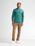 Petrol Men's V-Neck Knitwear KWV200-6186 Teal Green