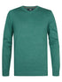 Petrol Men's V-Neck Knitwear KWV200-6186 Teal Green