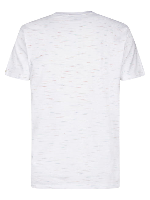 Petrol Industries Men's Bright White Short Sleeve Regular Fit T-Shirt M-2060-TSR657 0000