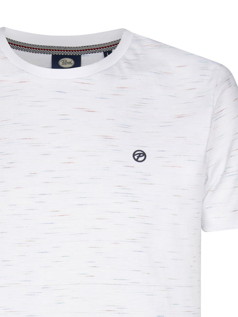 Petrol Industries Men's Bright White Short Sleeve Regular Fit T-Shirt M-2060-TSR657 0000