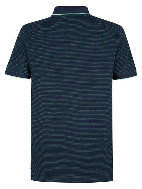 Petrol Industries Men's Navy Blue Short Sleeve Polo Regular Fit M-2060-POL922 5178