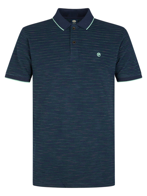 Petrol Industries Men's Navy Blue Short Sleeve Polo Regular Fit M-2060-POL922 5178