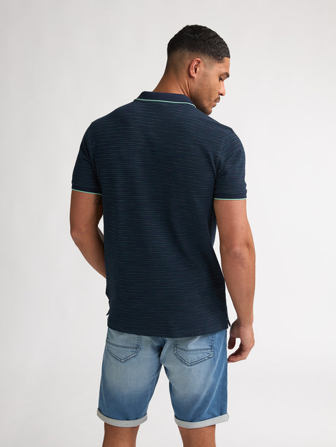 Petrol Industries Men's Navy Blue Short Sleeve Polo Regular Fit M-2060-POL922 5178