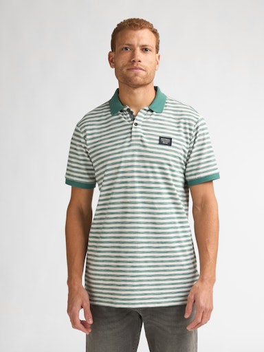 Petrol Industries Men's Dakar Striped Short-Sleeve Polo POL904 6180