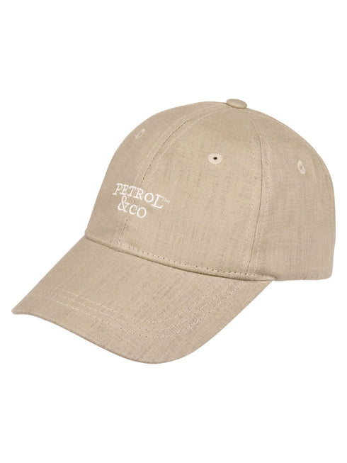 Petrol Industries Men's Light Tan 100% Linen Baseball Cap M-1060-CAP824 7130