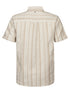 Petrol Industries Men's Ranger Striped Short-Sleeve Cotton Shirt Light Tan M1060-SIS417