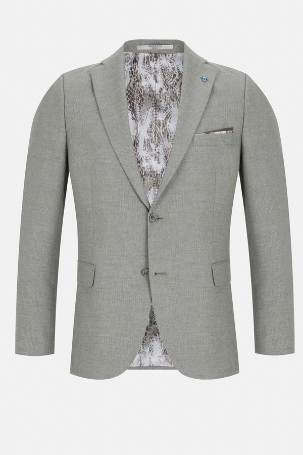 Benetti Pisa Stone Textured Blazer – Tailored Fit with Signature Detailing