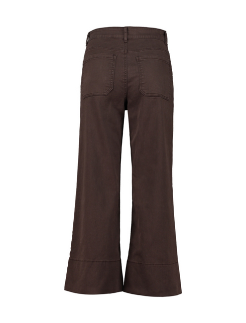 Hailys Ladies Co44ry High Waist 7/8 Jeans - Cocoa QI-2511038