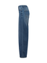Hailys Ladies Li44llie Elasticated High Waist Wide Leg Jeans - Med Blue QI-2603091
