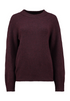 Hailys Womens Le44nia Soft Knit Jumper QJG2601063DC - Dark Cherry Marl