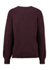Hailys Womens Le44nia Soft Knit Jumper QJG2601063DC - Dark Cherry Marl