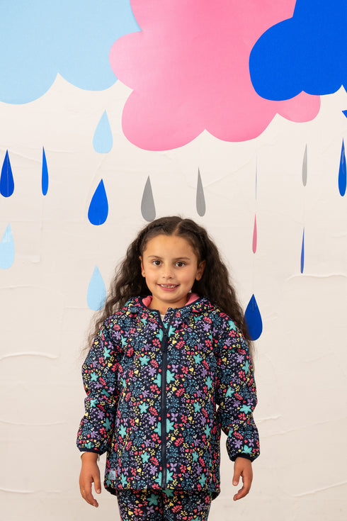 Lighthouse Quinn Waterproof Coat for Girls – Floral Print