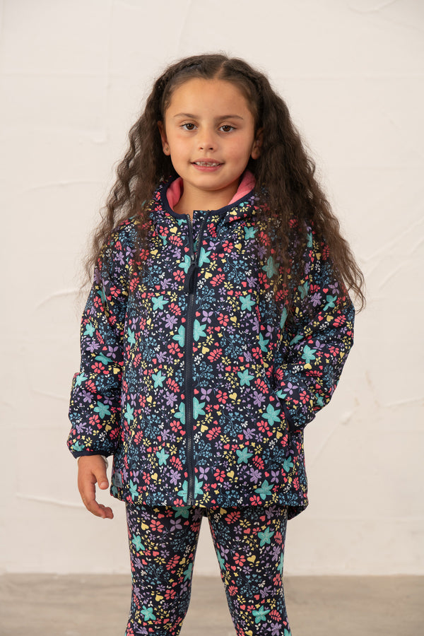 Lighthouse Quinn Waterproof Coat for Girls – Floral Print