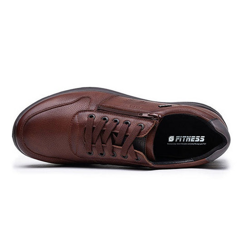 G Comfort Men's Cognac R-1282C Wide Fit Rolling Fitness Waterproof Shoes