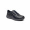 G Comfort Leather Waterproof Laced Zip Shoe R-51891LN - Navy
