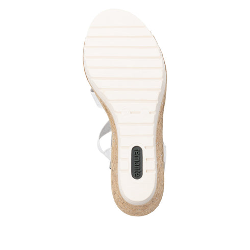 Remonte Women's Silver Slip-On Elasticated Sandals – R6264-92