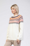 Jessica Graaf Knit Jumper with Fair Isle Shoulder Detail – 30385-010